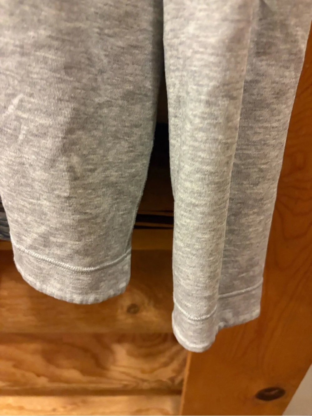 Johnston & Murphy Blue and Gray Heathered reversible Quarter-Zip Sweatshirt